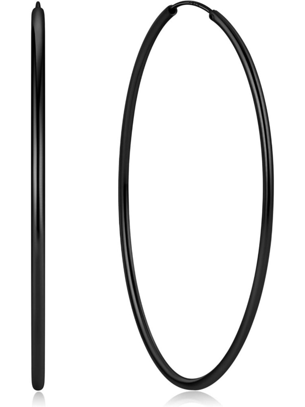 Stylish Sterling Silver Hoop Earrings for Women - Elegant Everyday Jewelry
